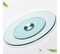 Generico Lazy Susan Piatto Girevole In Vetro Temperato, Grande Rotondo Vassoio Girevole, 60-100cm Piatto Da Portata Rotante Per Casa Feste Hotel(60cm(23.62in))