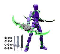 Generico Le Figurine d'azione,Robot da Scrivania con Giunti Articolati Realizzati con Stampa 3D | Le Figurine d'azione per Ragazzi,per il Compleanno, Natale, Amici, Ragazzi, Bambini, Anime e Film