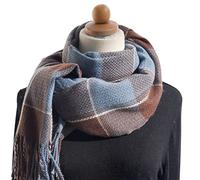 Generico Le Offerte Di Oggi Sciarpa Puro Cashmere Foulard Verde Fantasia Stola Elegante Donna Cerimonia Lana Sciarpa Donna Invernale Con Cuori Stola Grigio Azzurro Big Deal Days