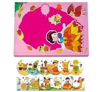 Generico Leaf Fall Crafts, 3d Educational Interactive Toy, Autumn Diy Craft Activity Set, Creative Learning Play Kit, for Classroom Kindergarten Preschool Home Park Leisure Family Time Outdoor Indoor