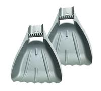 Genérico Leaf Scooper,Lightweight Ergonomic Scooper 19.69x12.99x2.56inch | 2-Piece Leaf Claws Hand Rake Scoops | For Debris Grass Twigs Trash Outdoor Backyard Farm Patio Lawn