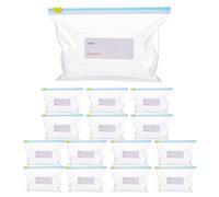 Generico Leakproof Reusable Zipper Sandwich Bags Clear Food Storage Pouch