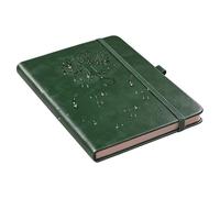 Generico Leather Journal Notebook - Dotted Hardcover Planner for Creative Note-Taking, Improving Productivity with Elegant Vintage Design, Writing Diary for Students Professionals Office School Home