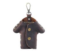 Generico Leather Key Case, Clothes Shape Storage, Key Ring Protector, Premium Leather Material, Compact Portable Design, for Women Men Purse Pants Belt Travel Gym Workplace Outdoor