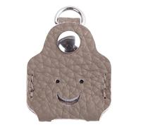 Generico Leather Key Covers Caps - Smiling Face Pattern | Leather Key Protector For Women Men Homeowners Travelers Professionals Students Home Office Apartment Dorm Daily Commute Travels