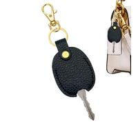 Generico Leather Key Sleeve - 8cm Vintage Cover, Broken Protector, Stylish Keychain, Holder | For Women Men Everyday Carry Organization Accessory Gear