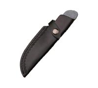 Generico Leather Knife Sheath for Belt - Folding Knife with Closure and