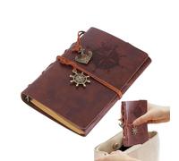 Generico Leather Notebook Journal, Retro Note Books, A6 Journal Travel Binder Sketch Book Writing Notepad for Drawing Flexible Refillability