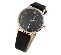 Generico Leather Strap Watch Women, Classic Quartz Ladies Wrist Watch, Compact Analog Timepiece with Soft Strap for Comfortable Fit, Fashion Accessory with Clear Display for Business Trip