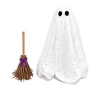 Generico LED Adjustable Height Witch Broom | Light Up Ghost Decorations