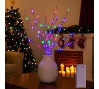 Generico LED Branch Light, 27.6 Inch Lighted Vase Filler Tree, Romantic Bedside Lighted Artificial Little Twig Decoration for Home Christmas Party Home Decor