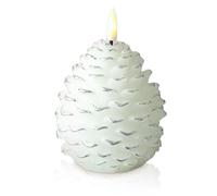 Genérico LED Candle - Christmas Tree Candles with Remote Control | Battery-Operated Moving Wick Realistic Wax Candles Pine Cone Design Christmas Holiday Decoration