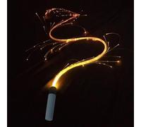 Generico LED Fiber Optic Whip | 1.7 Meter, PMM ABS, Multicolor | 360° Rotating, Flashing Light Dance Prop | Nightclub DJ Performance, Party, Glow Show, Stage Flow Art Toy