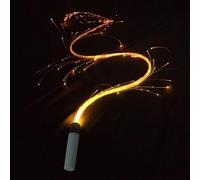 Generico LED Fiber Optic Whip | 1.7 Meter, PMM ABS, Multicolor | 360° Rotating, Flashing Light Dance Prop | Nightclub DJ Performance, Party, Glow Show, Stage Flow Art Toy