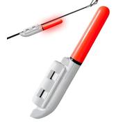 Generico LED Fishing Pole - Rod Tip Glow Stick Indicator Light, Waterproof Flashing Bite Alarm, Night Fishing Tackle Accessory | Fishings Aid for Rods Under 1 inch Diameter