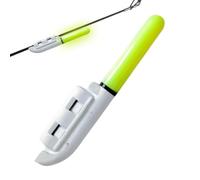Generico LED Fishing Pole - Rod Tip Glow Stick Indicator Light, Waterproof Flashing Bite Alarm, Night Fishing Tackle Accessory | Fishings Aid for Rods Under 1 inch Diameter