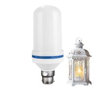 Generico LED Flame Bulb Flickering Light - Decorative Fire Glow Lamp | ABS Housing with Energy-saving Flame Simulation, Vintage Lantern Fixture Accent, Home Ambience Lighting for Indoor Outdoor Decor