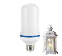 Generico LED Flame - Decorative Lamp Bulb, Flickering Fire Light, Atmospheric Glow Effect, Standard Base Fitting, Tools & Home Improvement, Amber 4 Modes For Outdoor Home Restaurant Wedding Living