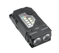 Genérico LED Flashlight | 3 livelli Clip On LED Light, Pocket Flashlight For Camping Hiking Home Fishing Night Walking Running Survival Outdoor Use, Handy Light For Daily Carry And Simple Bright