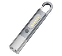 Generico LED Flashlight, Handheld Torch, 1.18inches, Rechargeable Pocket Light, 1200mAh Battery, Built-In Hook, Compact Size, Ideal for Easy Carrying, Reading, Travel, Camping, Hiking, and Fishing