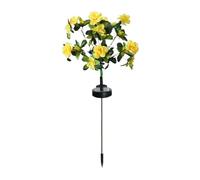 Generico LED Flower Tributes Light, Memorial Garden Decor, Color Changing Artificial Floral Lamp Set, 28.7 inches Outdoor Waterproof Cemetery Decoration Design for Patio Sympathy Light Display