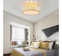 Generico LED Glass Ceiling Light for Living Room Bedroom Kitchen Bathroom Fixture Modern Home Decoration Round Ceiling Lamp Gold Black