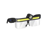 Generico LED Glasses For Adults - Adjustable Angle Battery Display - Lightweight Head Flashlight Safety Glasses - For Night Camping Fishing Cycling Hiking Outdoor Work Car Repair Men Women