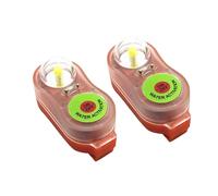 Generico LED Jacket Life Light - 2pcs Floating Strobe LED Water Light, Marine Flashing Position Indicating Beacon, Automatic Vest Marker Lamp | Liquid Triggered Sea Rescue Signal for Easily Attaches