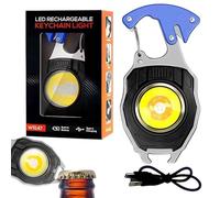 Generico LED Keychain Flashlight - Rechargeable Mini Key Ring Torch