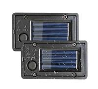 Generico LED Lantern Panel - Landscape Lamp Mechanisms, 2.76x1.57 Inch Outdoor Waterproof Automatic Battery Housings with Solar Charger Tops, Pathway Light Modules, Replacement Bases for Garden Yard
