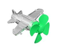 Generico LED Lights Propeller Airplane - Small Aircraft Ornament, Featuring Multicolor LED Rotation, Anti Collision Warning Decoration, Eye Catching Night Driving Visual Accessory | Safety Style