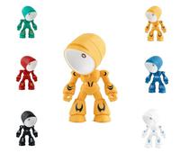 Generico Led Mini Night Light Lonely Robot, Lonely Robot Cartoon Cute Robot Design Companion Table Light, Suitable for Night Light, Study, Decor & Children Presents (Yellow)