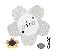 Generico LED Motion Sensor Lamp - Magnetic Flower Shape Night Light for Indoor Use | Automatic On Off Sensor with Energy Efficient LED Bulbs for Kitchens Cabinets Hallways Patio Porch Balcony Walkway