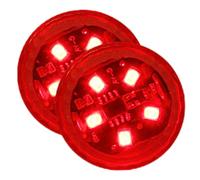Generico LED per portiera Auto, LED Wireless per portiera, Striscia Luminosa per Auto, Razzi Lampeggianti Lungo la Strada, 5 Wireless Anti-collisione Posteriore Impermeabili per rimorchio per Cami