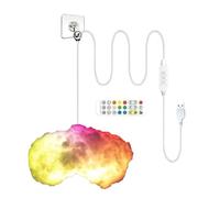 Genérico LED per soffitto | Decorazioni per lampada fai da te con telecomando | Luce notturna a LED con forma di e cambiamento di colore | per soggiorno per bambini bar Residence