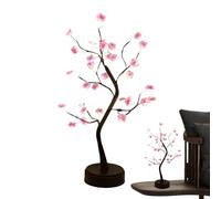 Generico LED Plum Blossom Tree - Plum Blossom Night Light | Tabletop Tree Lights Desktop Ornaments | LED Night Lights Bonsai Trees Flower Lamps With Stable Base For Indoor Outdoor Decoration
