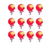 Generico LED Red Nose | Elastic Lighted Circus Nose 12PCS | Red Blinking