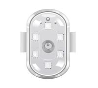 Genérico LED Strobe Lights - LED Aircraft Strobe Lights, USB Charging Waterproof Lighting LED, Rechargeable RGB Rock Interior Light For Drone Bike RC Boat Scooter Truck SUV Camping Outdoor