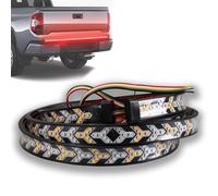 Generico LED Tailgate Light Bar Strip,Signal Break Reverse, Arrow Design Turn Signal Strip, Waterproof Flexible Tailgate Light for Work and Towing (Straight out,94in)