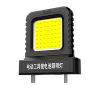 Generico LED Work Light, Power Tool Battery Lamp, 2.78x0.83x3.35 inches, 21V High Brightness Fixture, Adjustable Angle Plug-In Design, Portable Illumination Source, for Garage Mechanic Shop Warehouse