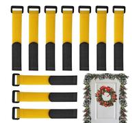 Generico Legacci per Ghirlande - 10 Pezzi Cinghie Regolabili per Ghirlande E Piante - Fascette Flessibili per Cavi per Ringhiera - per Giardino Esterno Verde Porta Anteriore Ingresso Scale