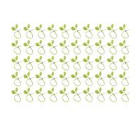 Generico Legami per - Clip per da 30x1x1 Cm per Rampicanti, Supporto per Foglie Riutilizzabili Pinza, A Stelo Rampicante Ideale per Fissare Le al del Traliccio Clip