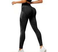 Generico Leggings 3D Anticellulite Donna Leggins Anticellulite Donna Collant Sportivi Drenanti a Compressione Graduata Push Up Pantaloni da Palestra per Yoga Fitness e Pilates