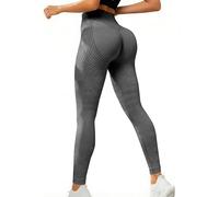 Generico Leggings 3D Anticellulite Donna Leggins Anticellulite Donna Collant Sportivi Drenanti a Compressione Graduata Push Up Pantaloni da Palestra per Yoga Fitness e Pilates