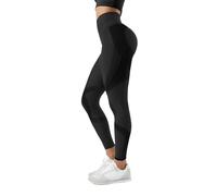 Generico Leggings 3D Anticellulite Donna Vita Alta - Leggins Modellanti a Compressione Graduata Senza Cuciture, Pantaloni Fitness Traspiranti Squat-Proof per Palestra e Yoga (A,L)