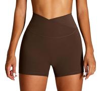 Generico Leggings Corti da Donna a Compressione 3D Anti Cellulite Scrunch Butt Pantaloni Sportivi opacici, Push up a Vita Alta, Leggings Corti Senza Cuciture, Pantaloncini Sportivi per Running Yoga