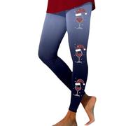 Generico Leggings Donna Push up Pantaloni Yoga Donna Stampa Stagionale Elastico Pantalone Allenamento Confort Fit Pantaloni della Tuta