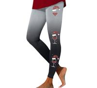 Generico Leggings Donna Push up Pantaloni Yoga Donna Stampa Stagionale Elastico Pantalone Allenamento Confort Fit Pantaloni della Tuta