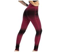 Generico Leggings Yoga Donna Vita Alta Tummy Control Push Up Pantalone da Palestra Sportivo Quattro Vie Stretch Pantacollant Curve Opaco Leggings Yoga Taglia Forte Plus Size per Trekking
