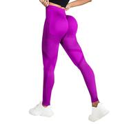 Generico Leggins 3D Anticellulite Donna,Push Up Sculpture Lipedema a Compressione Controllo Graduata Anti Cellulite Leggings Sportivo Vita Alta Senza Cuciture Donna Fitness Yoga Pantacollant S-3XL